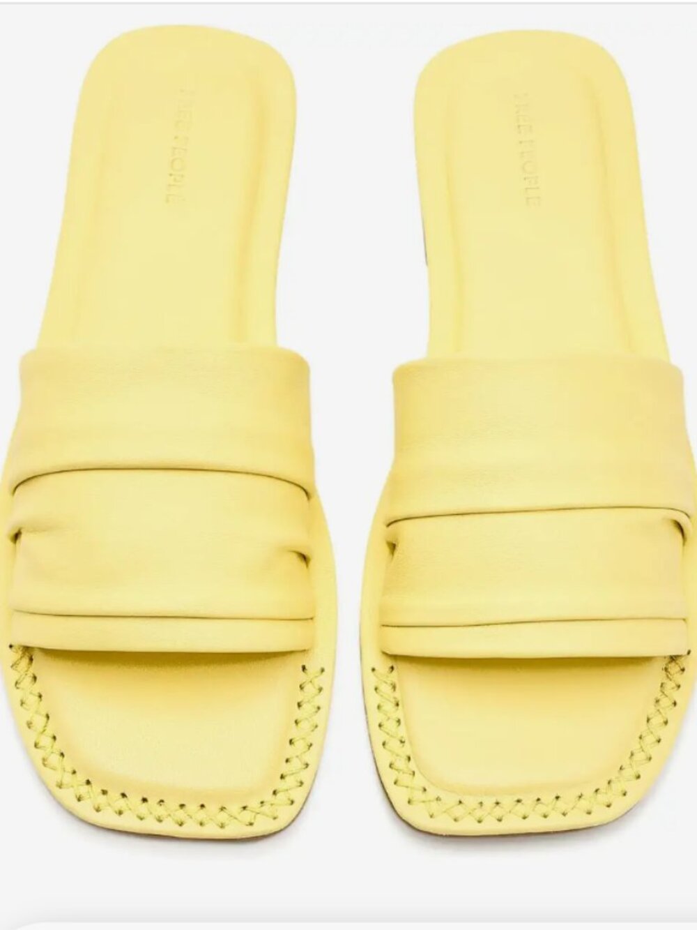 NIB New Free People yellow Evelyn sandals sz 10